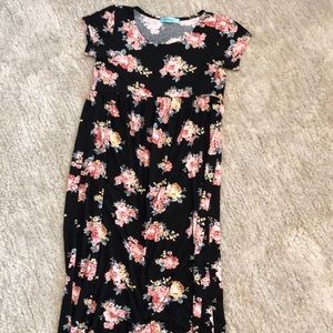 Floral maxi dress